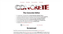 Desktop Screenshot of concrete-editor.org